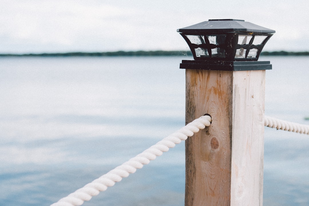 Photo coastal rope table lamp