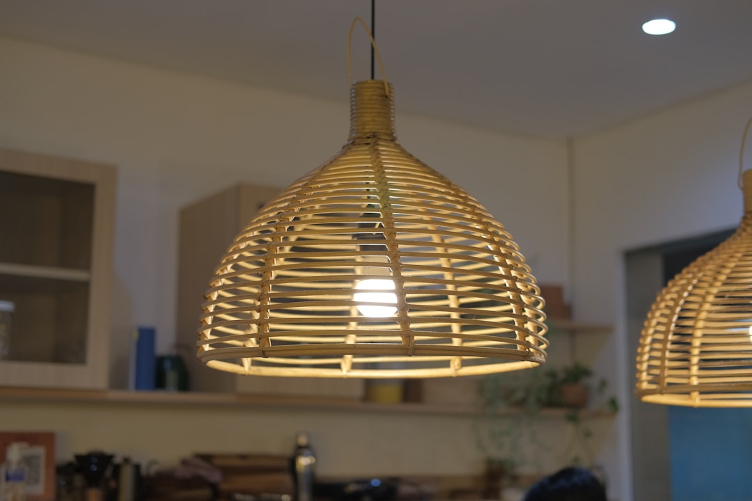 Photo rattan pendants